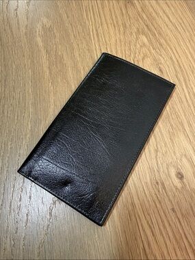 Classic Black Leather Wallet